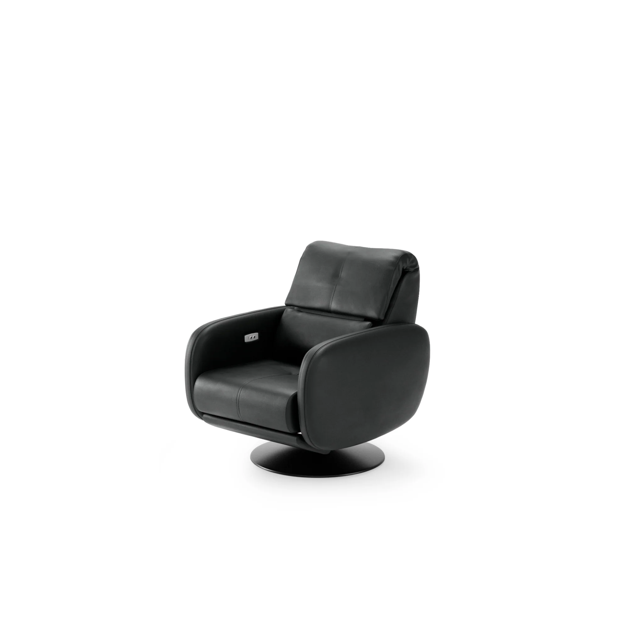 LARS RECLINER CHAIR MASSIF NERO (2)